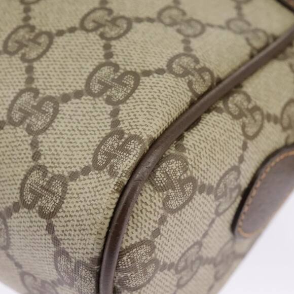 GUCCI GG Supreme Web Sherry Line Shoulder Bag Pvc Beige 56 02 088 - Picture 16 of 16